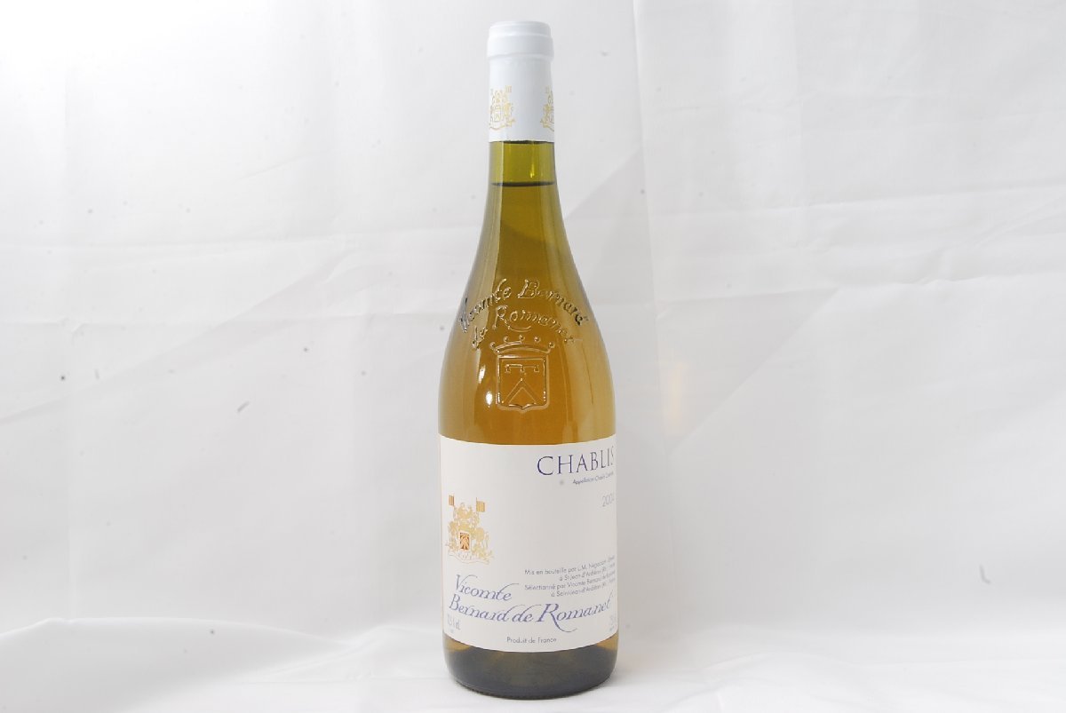 シャブリ chablis 750ml 15度 ヴィコント ベルナール ドゥ ロマネ Vicomte Bernard de Romanet 2004