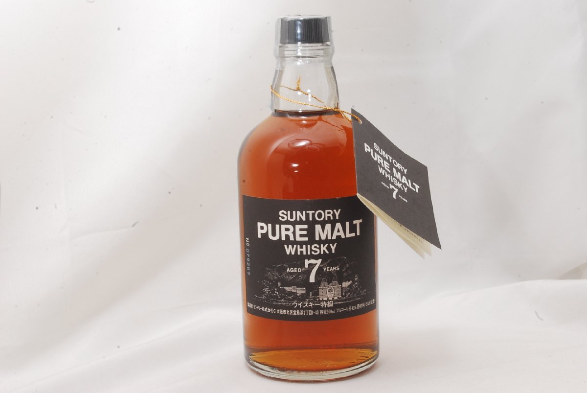 サントリー ピュアモルトウィスキー 7年 whisky