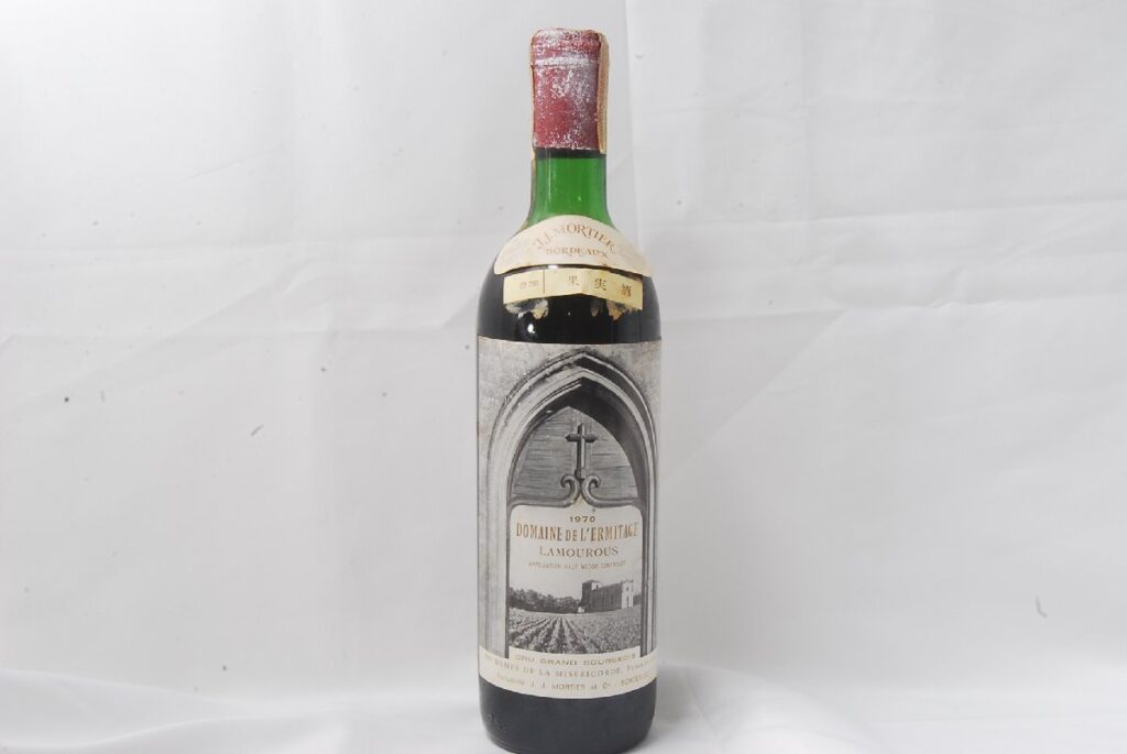 ジェジェモルチェ 730ml 12度 J.J.mortier bordeaux 1970