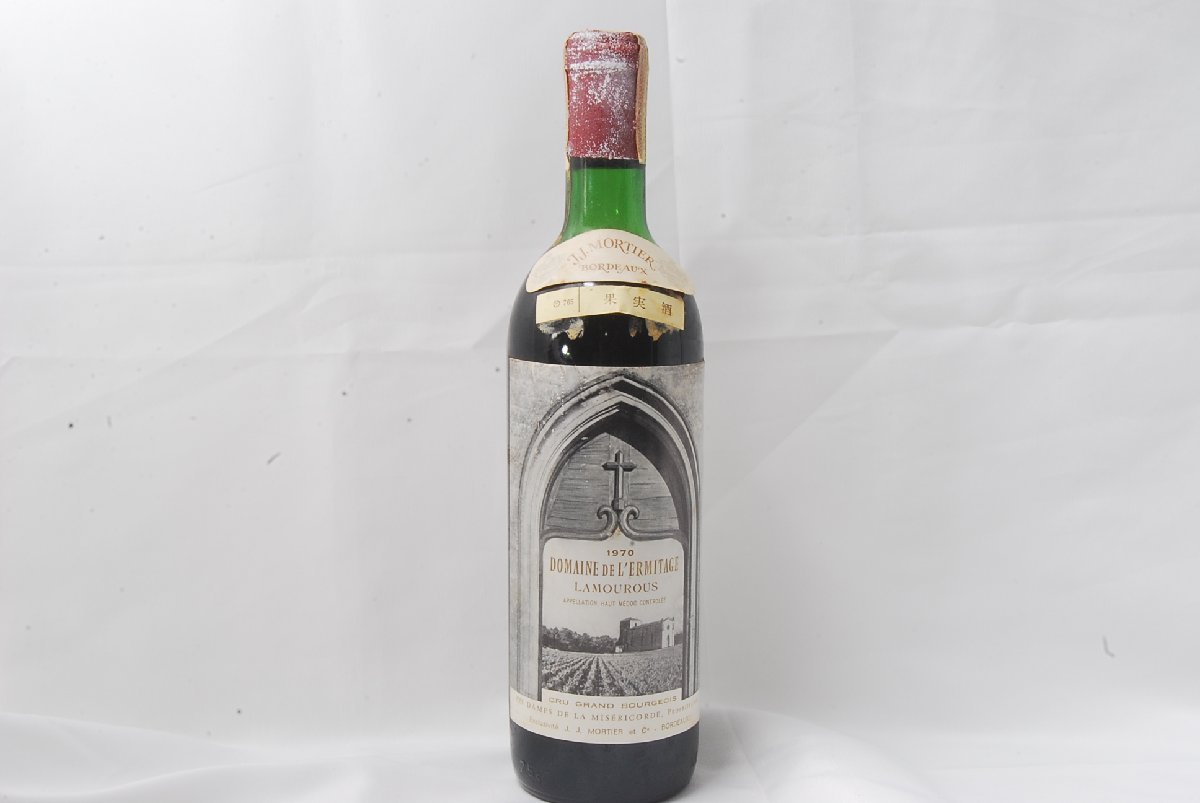 ジェジェモルチェ 730ml 12度 J.J.mortier bordeaux 1970 domaine de l’ermitage lamourous